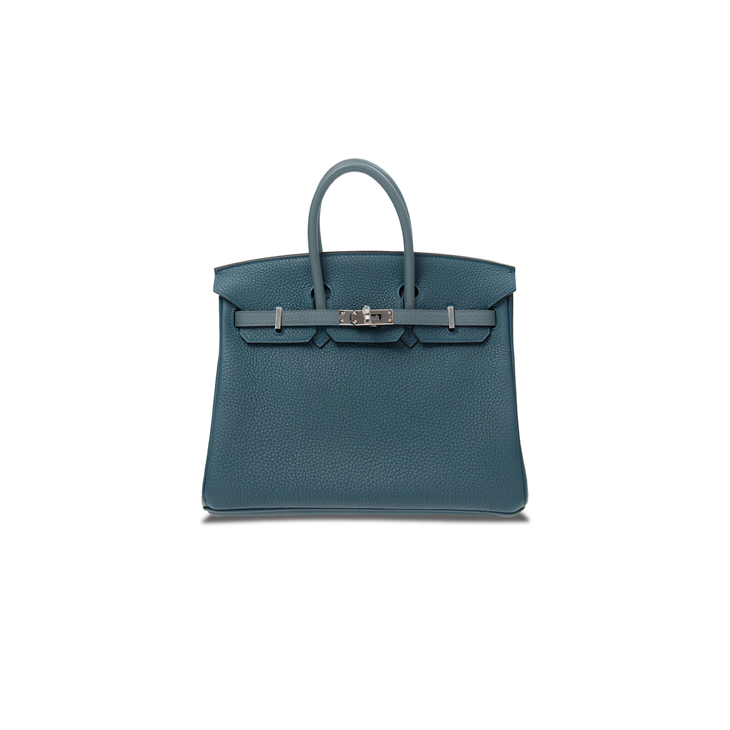 H**me5 BIRKIN 30 EPSOM LEATHER CYPRESS GREEN AND ALMOND GREEN SILVER BUCKLE BK251PTGSS (30*23*15cm) Master Quality